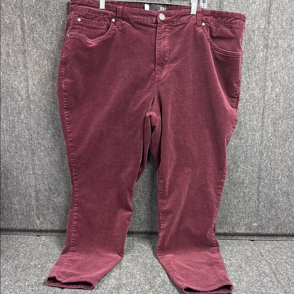 Kut Burgundy Corduroy Pants